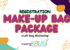 Cover Registration Make-up Bag Package