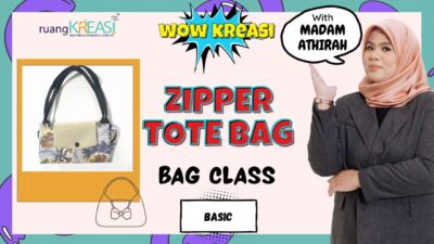 Zipper Tote Bag BI