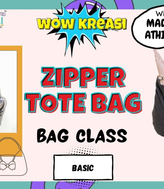 Zipper Tote Bag BI