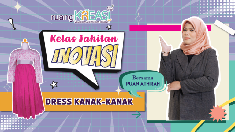 Cover Kelas Jahitan Inovasi Dress Kanak Kanak